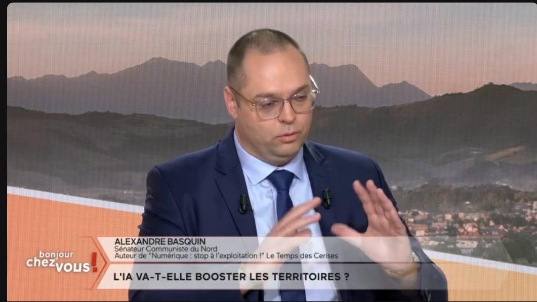 Intelligence artificielle : Alexandre Basquin invité sur Public Sénat